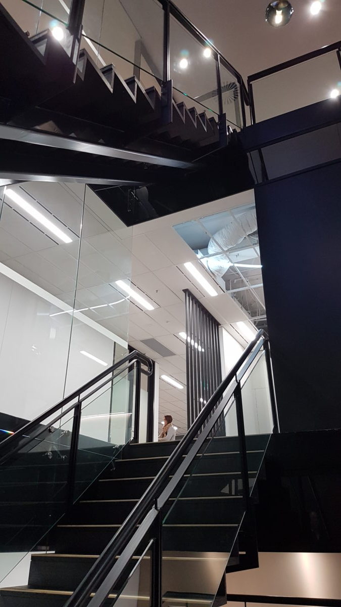 steel staircase