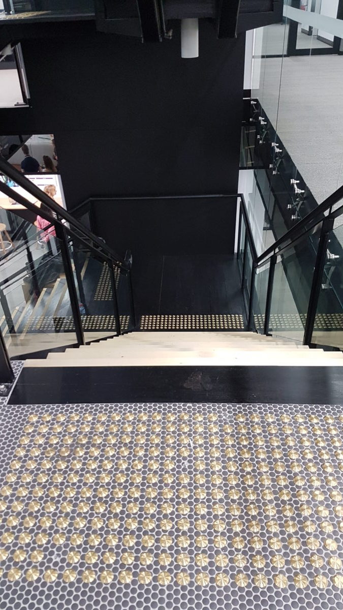 steel staircase