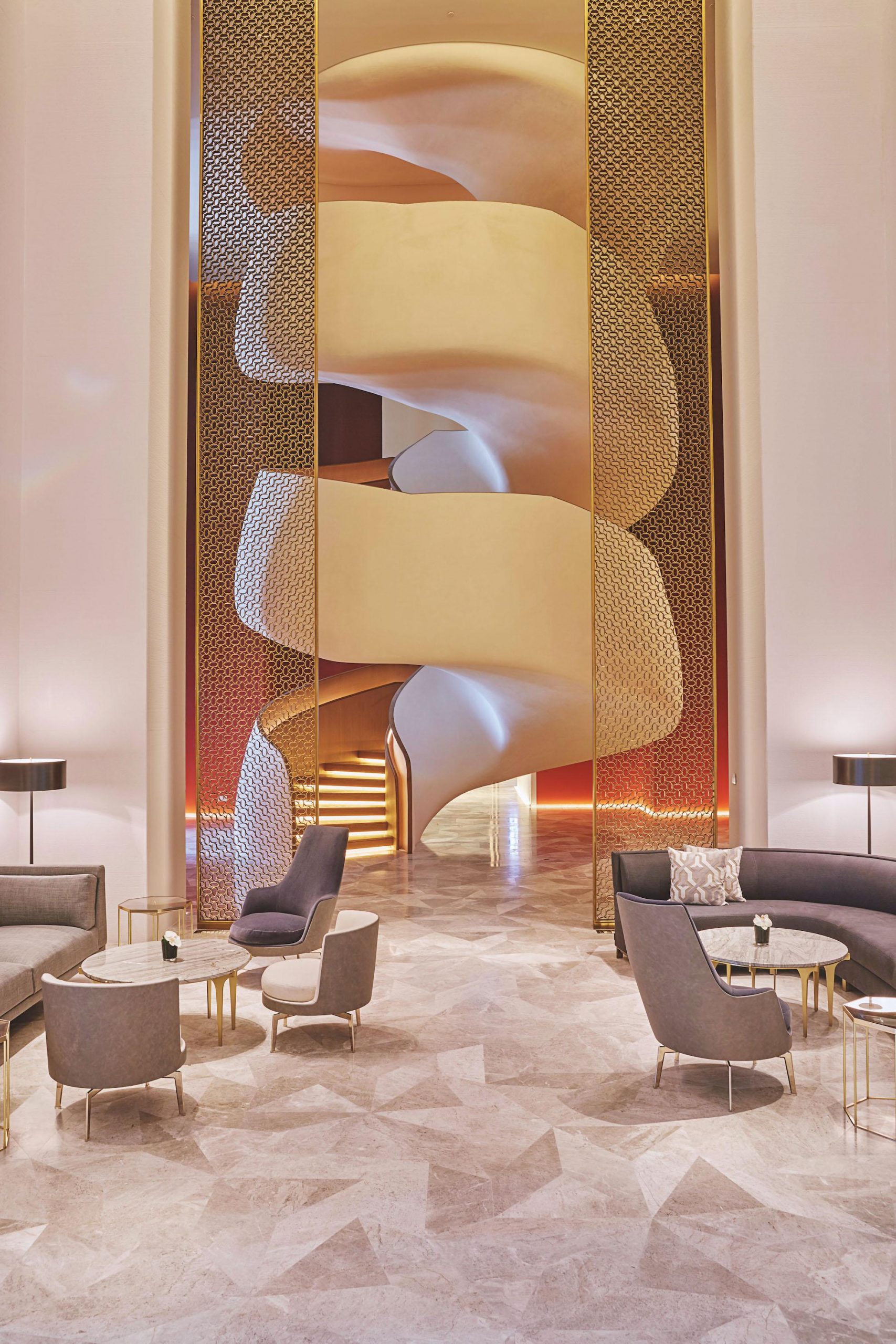 Spiral Staircase | Four Seasons Hotel Kuwait