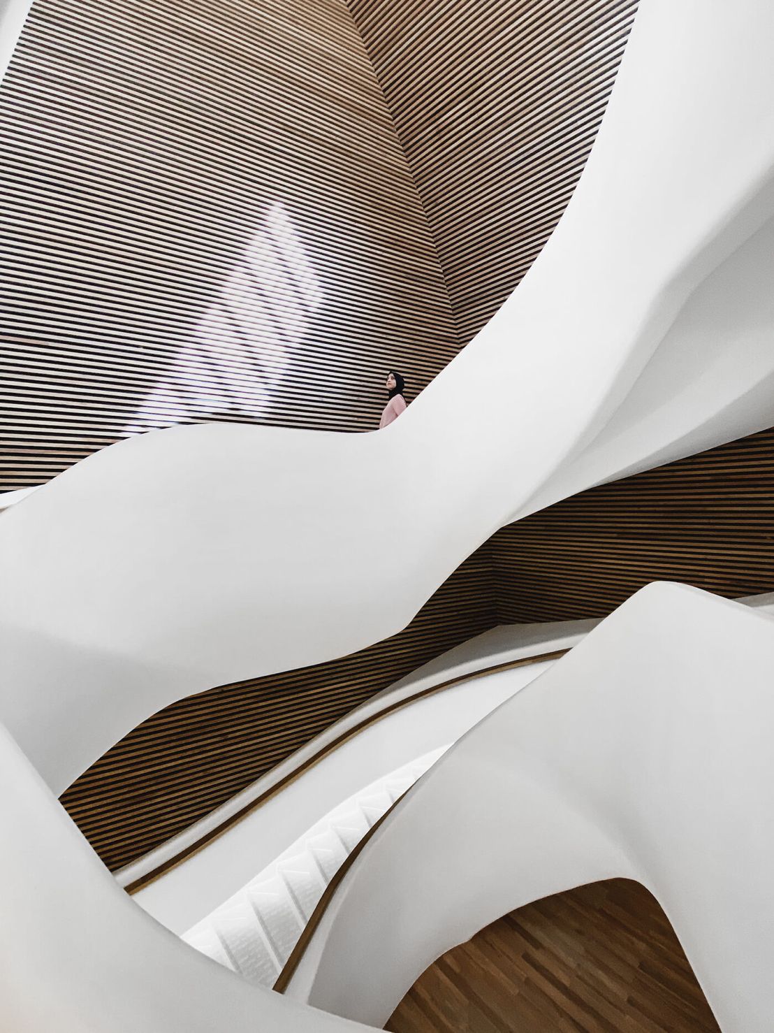 The Bahrain National Theatre_ Curved Staircase_ Active Metal